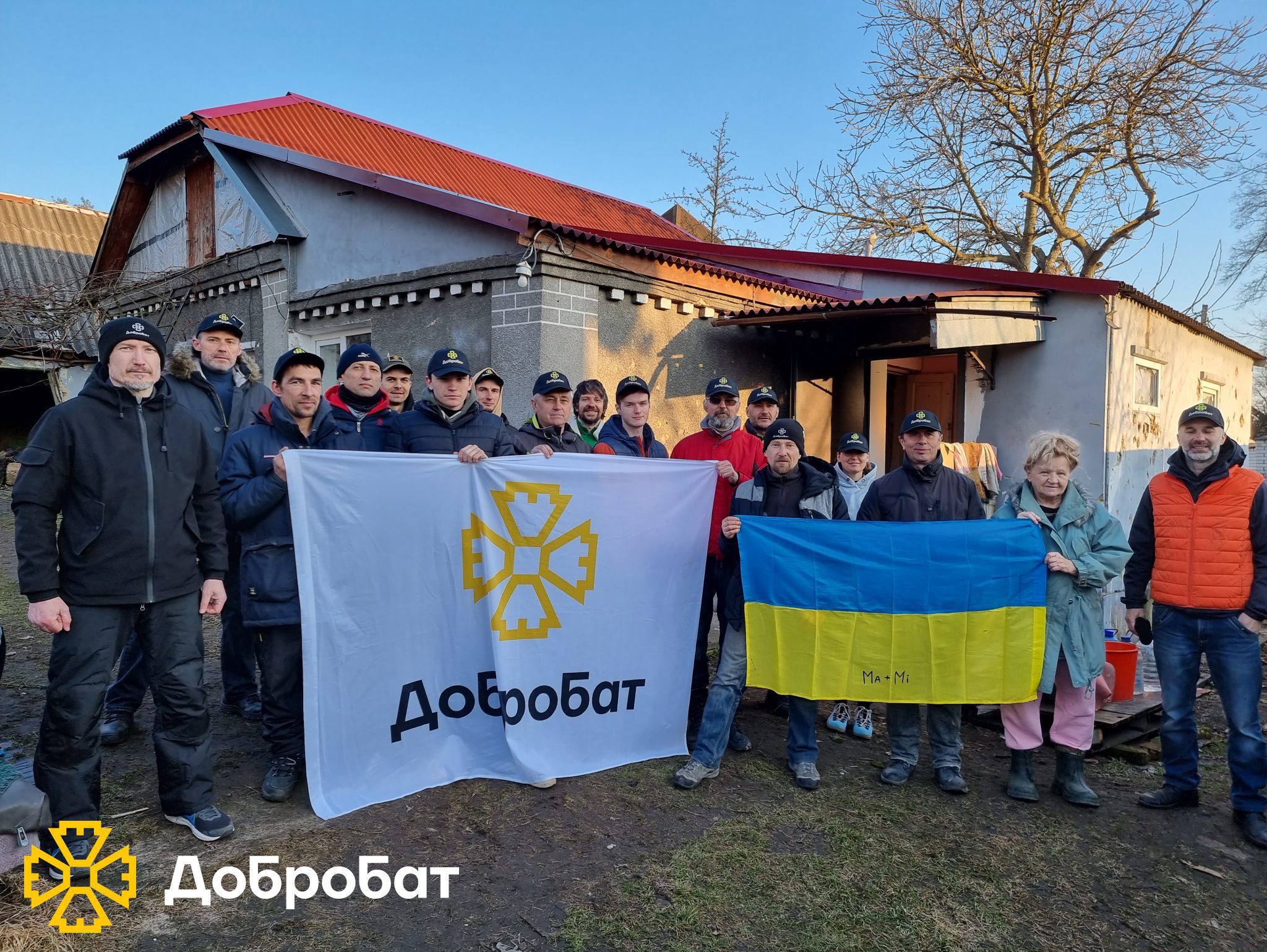 Чотири регіони, 18 виїздів на об’єкти та 175 залучених волонтерів: «Добробат» звітує про тиждень відбудови