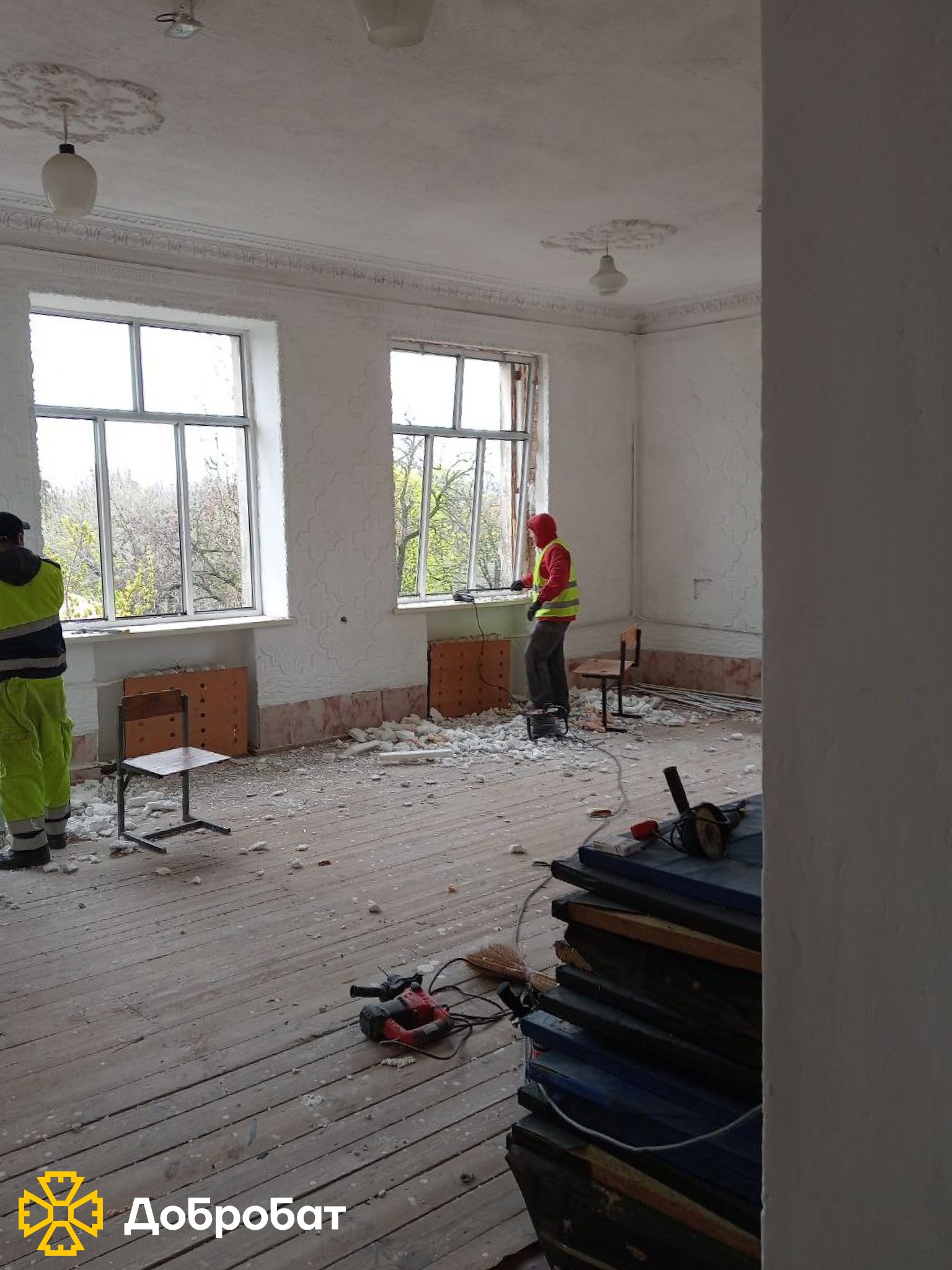 Dobrobat holds the frontline of reconstruction: we share the results of the past week