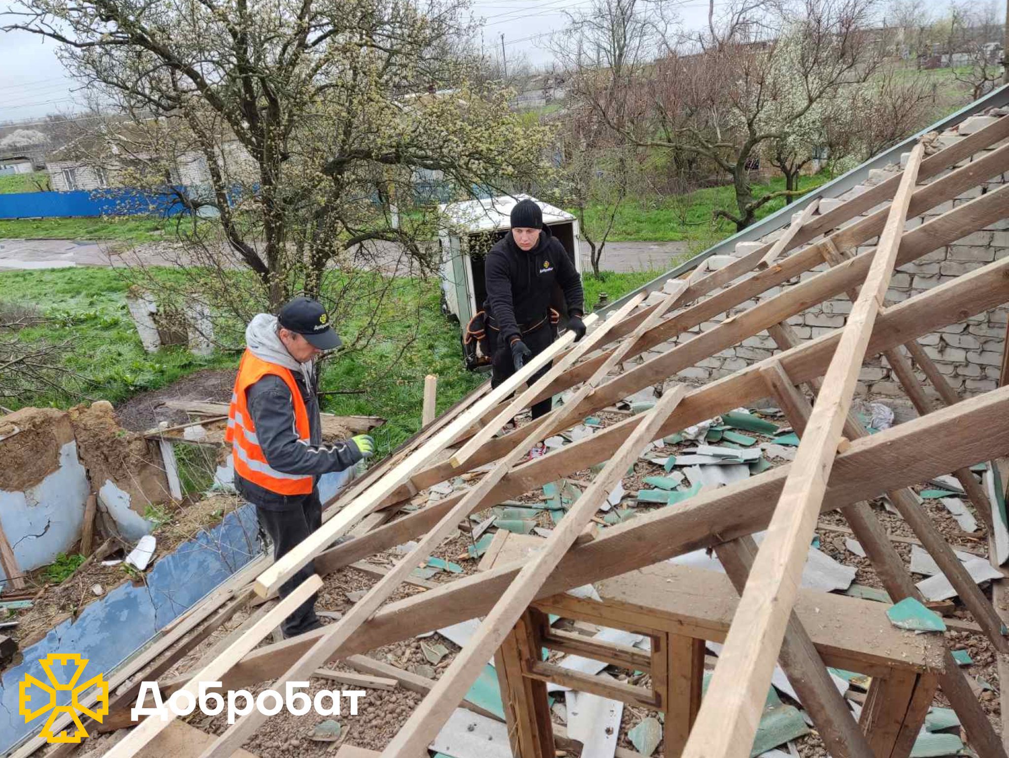 Dobrobat holds the frontline of reconstruction: we share the results of the past week
