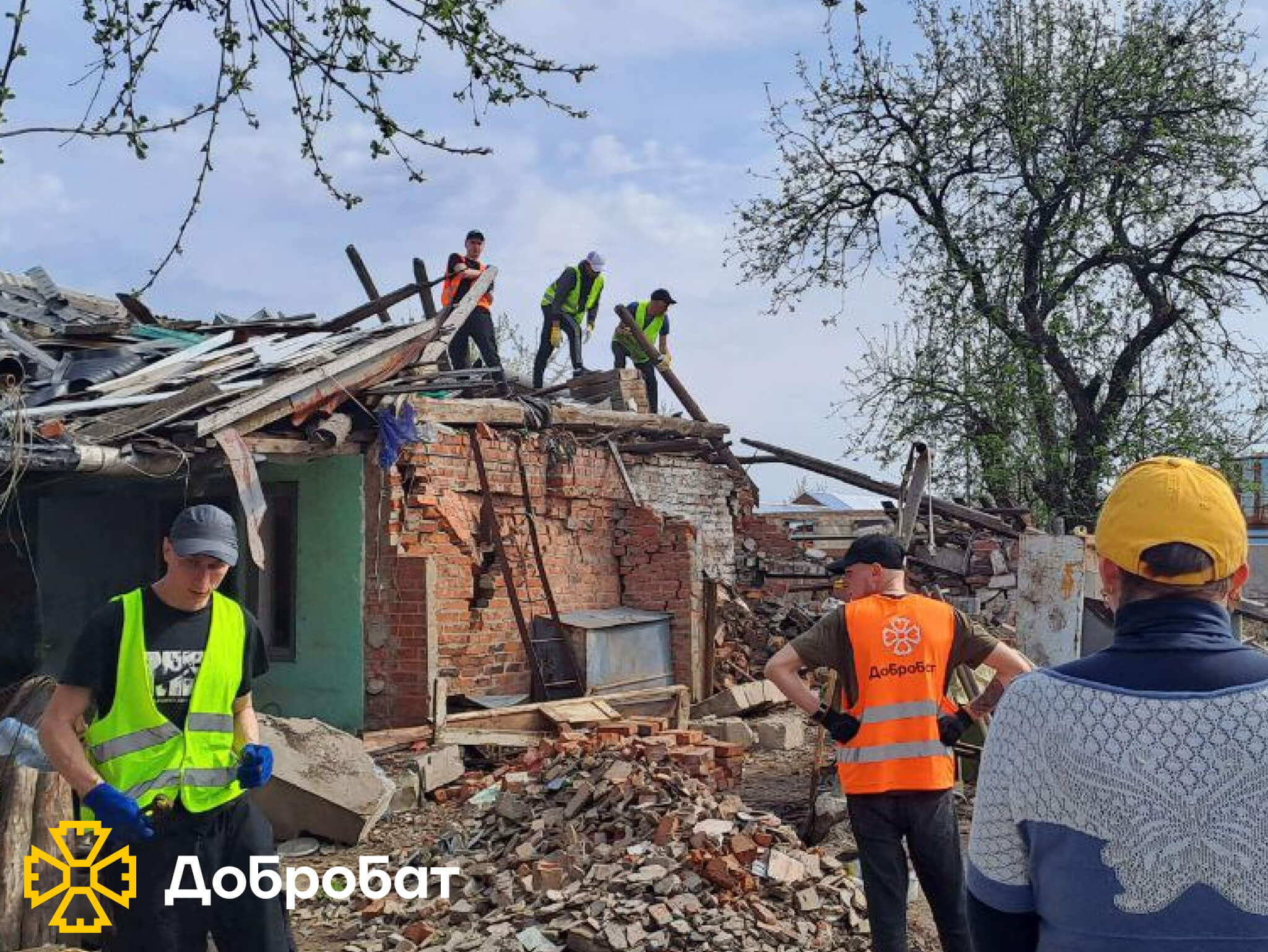 «Добробат» рухає відбудову країни: у новому звіті результати за тиждень, що минув