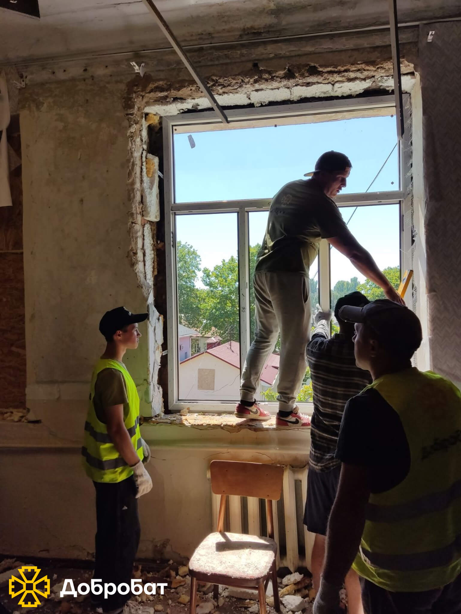 «Добробат» у дії: звітуємо про тиждень відбудови та допомоги після ворожих обстрілів