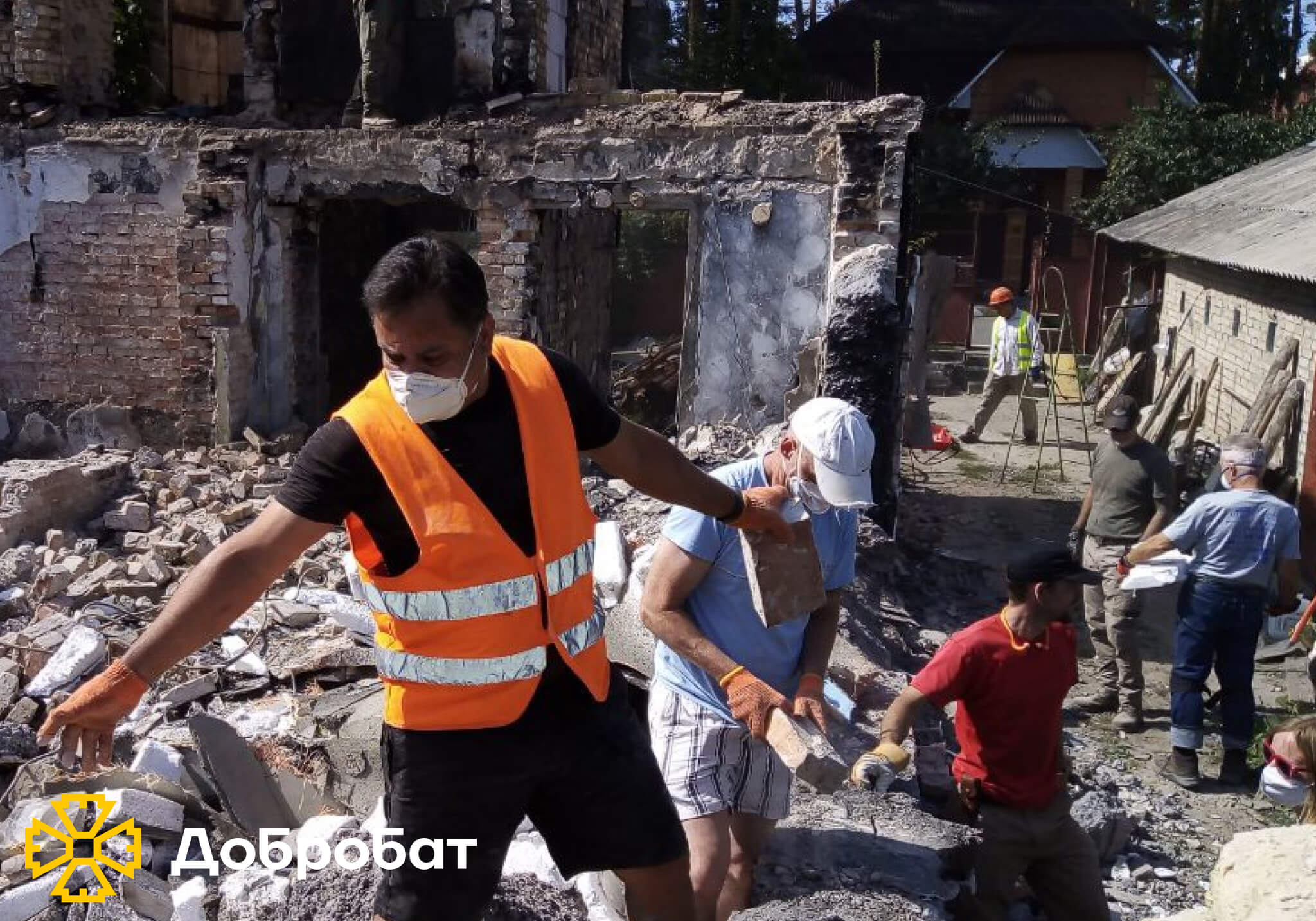 У новому звіті розповідаємо про результати тижня нагальної відбудови силами волонтерів «Добробату» 