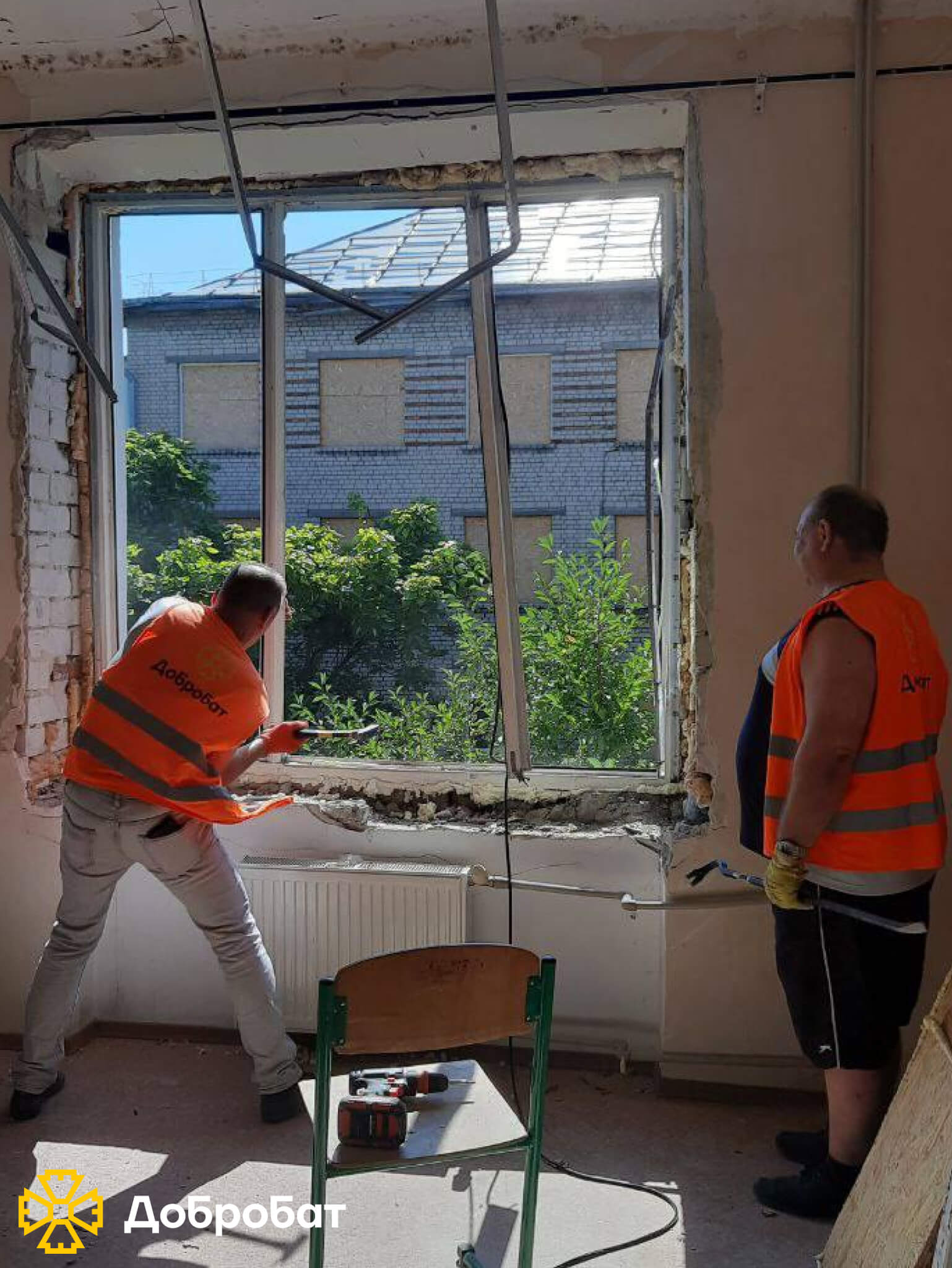 У новому звіті розповідаємо про результати тижня нагальної відбудови силами волонтерів «Добробату» 