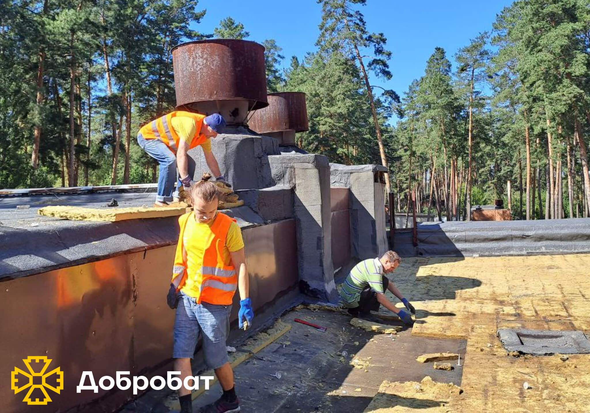 У новому звіті розповідаємо про результати тижня нагальної відбудови силами волонтерів «Добробату» 