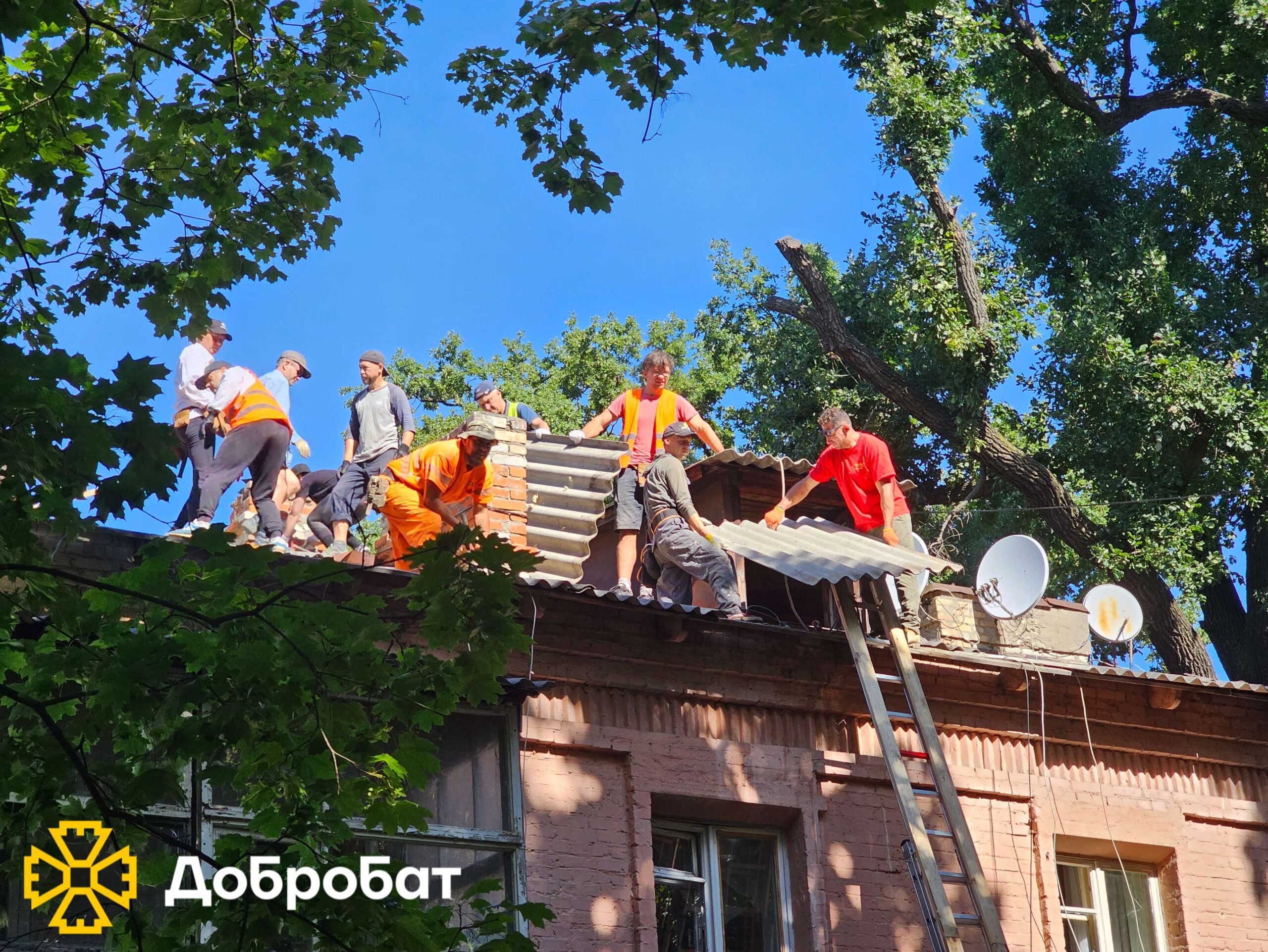У новому звіті розповідаємо про результати тижня нагальної відбудови силами волонтерів «Добробату» 